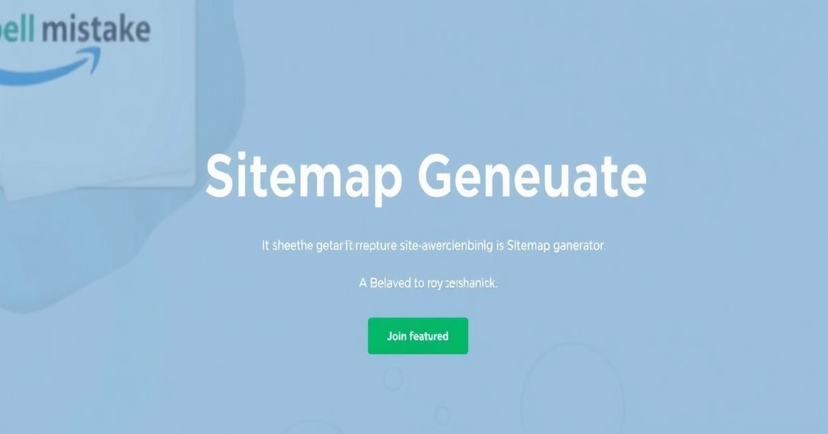 Sitemap Generator by Spellmistake: Streamline Your SEO Strategy Effortlessly